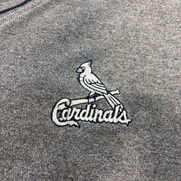 Vtg St. Louis Cardinals Pullover V Neck Long Sleeve Mens Sz XL Diport USA MLB - Picture 4 of 6